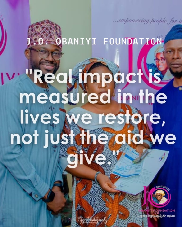 Restoring Lives, Beyond Giving